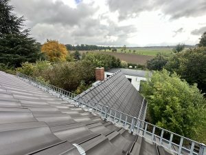 Dach und Ausblick